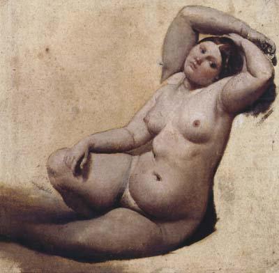 Oil sketch for the Turkish Bath (mk04), Jean Auguste Dominique Ingres